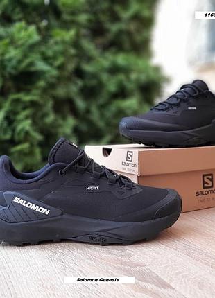 Salomon genesis gore-tex черные с белым