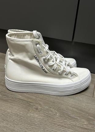 Кеди білі calvin klein