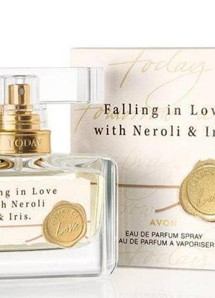 Парфумна вода духи avon falling in love with neroli & iris для неї (30 мл)