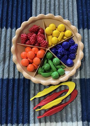 Навчальний ігровий набір-сортер learning resources ягідний пиріг