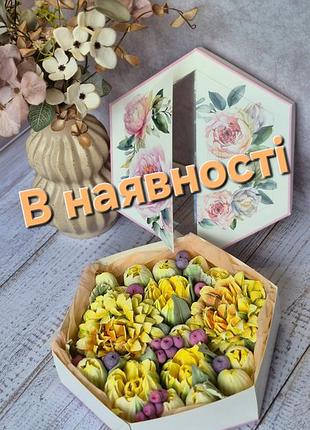 Зефірні квіти  , зефір ручної роботи