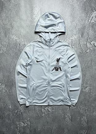 Vintage винтажное зип худи nike liverpool найк ливерпуль big logo size s размер с