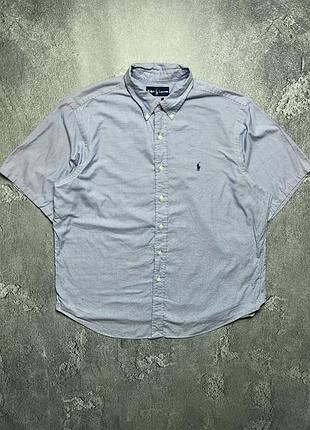 90x vintage винтажная рубашка polo ralph lauren поло ральф лаурен big pony size xl размер хл