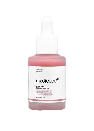 Сироватка для обличчя з pdrn, колагеном і пептидами medicube collagen pink peptide serum 30 мл ліфтинг, пружність, відновлення шкіри, від зморшок