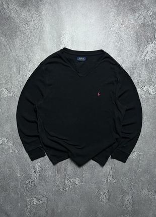 Vintage винтажный лонгслив polo ralph lauren поло ральф лаурен big pony size xl размер хл