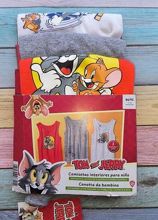 Набор маечек на мальчика 2 года том и джори tom jerry