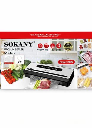 Вакуумный упаковщик для продуктов 200вт, sokany sk-13076