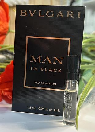 Оригинальный пробник bvlgari man in black eau de parfum