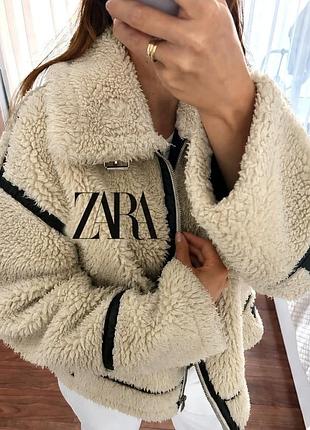 Zara дубленка