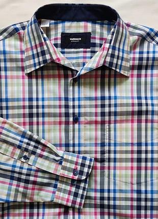 Рубашка хлопковая walbusch размер 43/2xl-3xl