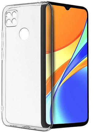 Чохол tpu transparent 1.5 мм із захистом камери для xiaomi redmi 9c, прозорий захисний кейс безбарвний
