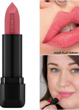 Catrice demi matt lipstick 020 most flattering petal pink