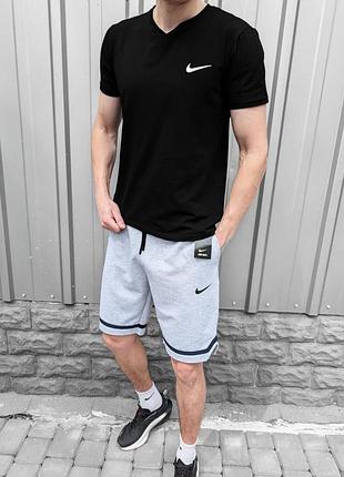 Чоловічий комплект футболка+шорти nike