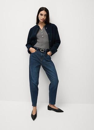 Женские джинсы мом marks &amp; spencer размер 18 синий