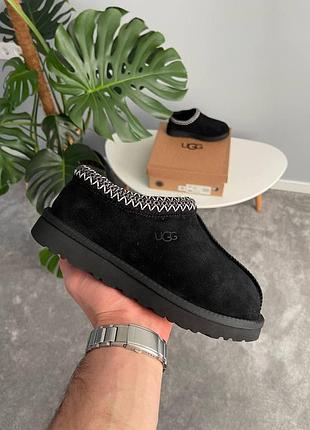 Чорні уггі унісекс ugg tasman ii black х угг тасмен 36