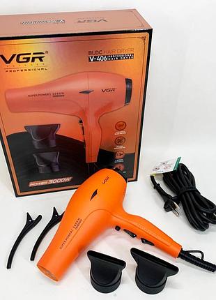 Фен vgr v-406 orange 3000вт
