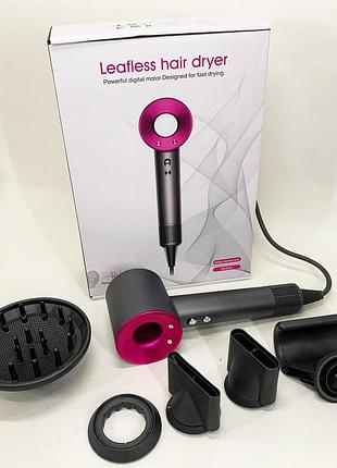 Фен super hair dryer з 5 насадками для швидкого сушіння та укладання волосся
