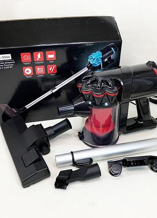 Бытовой контейнерный вакуумный вертикальный пылесос goldberg gb-9904 5200 вт циклонного типа red