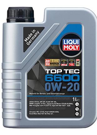 Нс-синтетична моторна олива - top tec 6600 0w-20 1л.