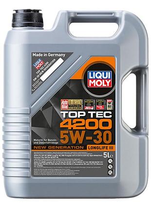 Синтетична моторна олива - top tec 4200 sae 5w-30 5л.