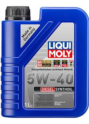 Синтетична моторна олива - diesel synthoil sae 5w-40 1л.