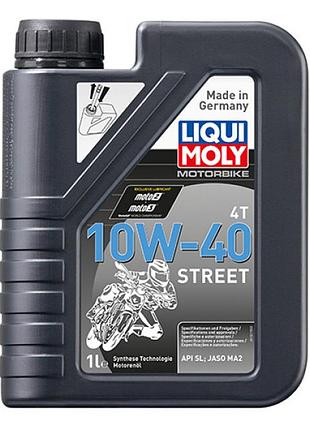 Олива для 4-тактних двигунів - motorbike 4t 10w-40 street 1л.