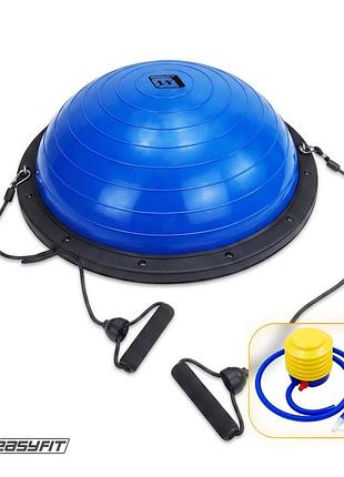 Балансировочная платформа easyfit bosu 60 см синий