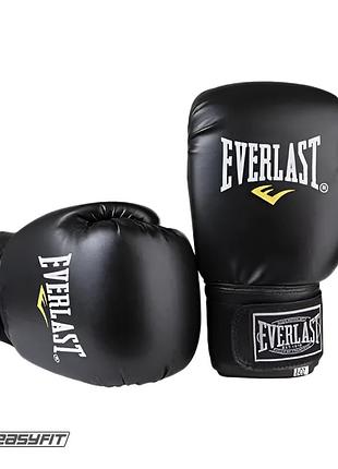Боксерские перчатки everlast 10 унций (10 oz) черные