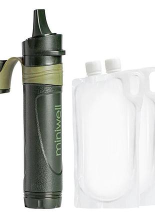 Професійний похідний фільтр для води туристичний miniwell l600, глибокого очищення