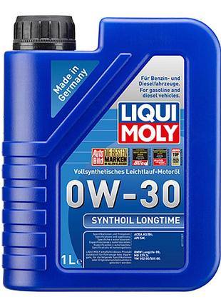 Синтетическое моторное масло - synthoil longtime sae 0w-30 1л.