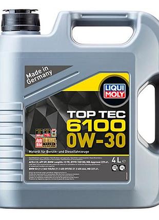 Синтетическое моторное масло - top tec 6100 0w-30 4л.