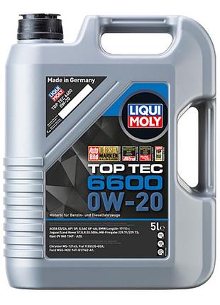 Нс-синтетическое моторное масло - top tec 6600 0w-20 5л.