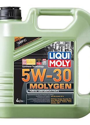 Синтетична моторна олива - molygen new generation 5w-30 4л.