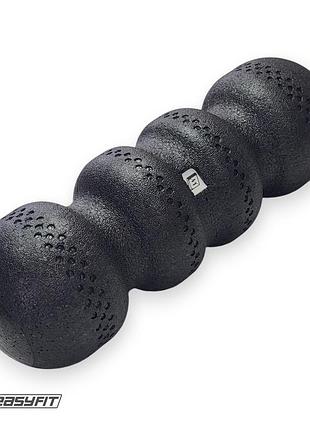 Массажный ролик easyfit slateshaper 45 см черный