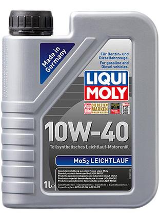 Полусинтетическое моторное масло - mos2 leichtlauf sae 10w-40 1л.