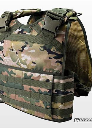 Плитоноска pantsyr-2 (тактический военный жилет, бронежилет molle) multicam original (classic)