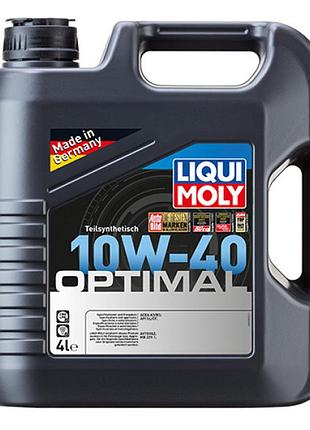 Полусинтетическое моторное масло - optimal sae 10w-40 4л.