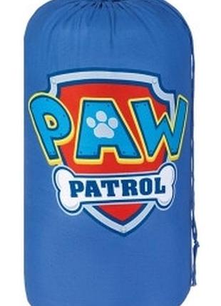 Летний детский спальный мешок 170х70 paw patrol синий