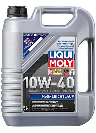 Полусинтетическое моторное масло - mos2 leichtlauf sae 10w-40 5л.