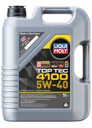 Синтетична моторна олива - top tec 4100 sae 5w-40 5л.