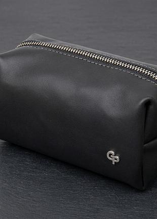 Кожаная косметичка для мужчин grande pelle 11507 черный