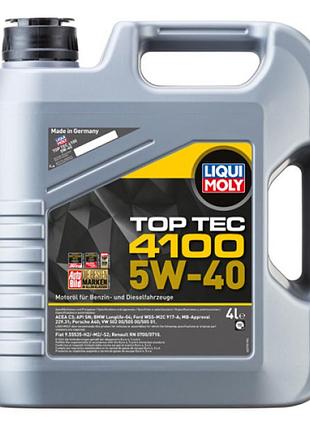 Синтетическое моторное масло - top tec 4100 sae 5w-40 4л.