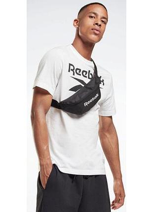 Сумка на пояс, бананка reebok act core чорна