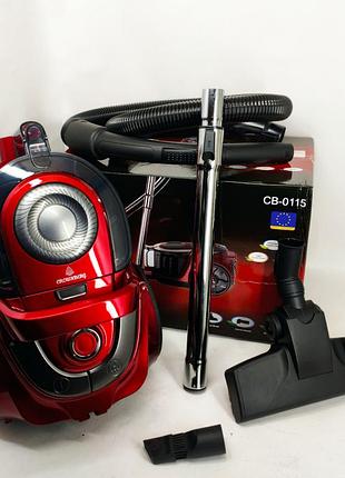 Контейнерный пылесос crownberg cb-0115 3000вт бытовой безмешковый колбовый с контейнером 3.5л
