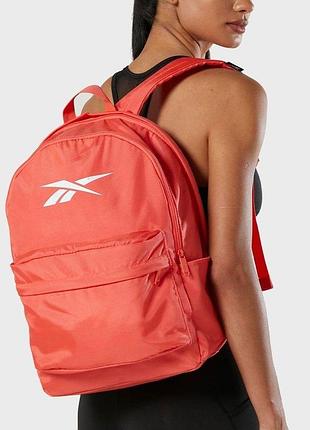 Спортивний рюкзак 23l reebok myt backpack кораловий