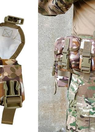 Подсумок гранатный двойной multicam arid (степовый) (molle, итог для гранат на разгрузке, жилет, рпс)
