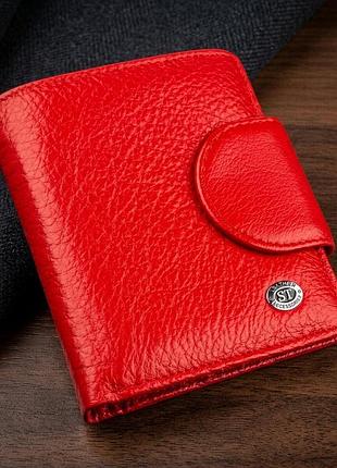 Оригинальный женский кошелек st leather 18923 красный