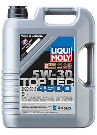 Синтетическое моторное масло - top tec 4600 5w-30 5л.