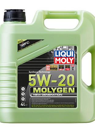 Синтетична моторна олива - molygen new generation 5w-20 4л.