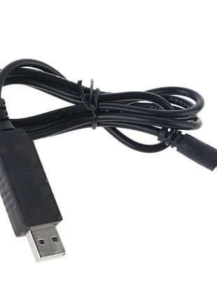 Usb перетворювач напруги dc від 4.8 до 12.8 вольт з екраном для швидких зарядок стандарту qc 3.0